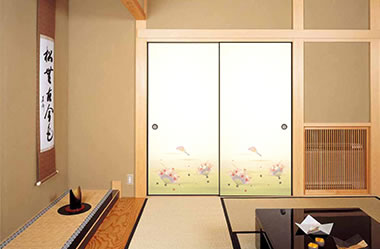 Japanese Fusuma sliding doors